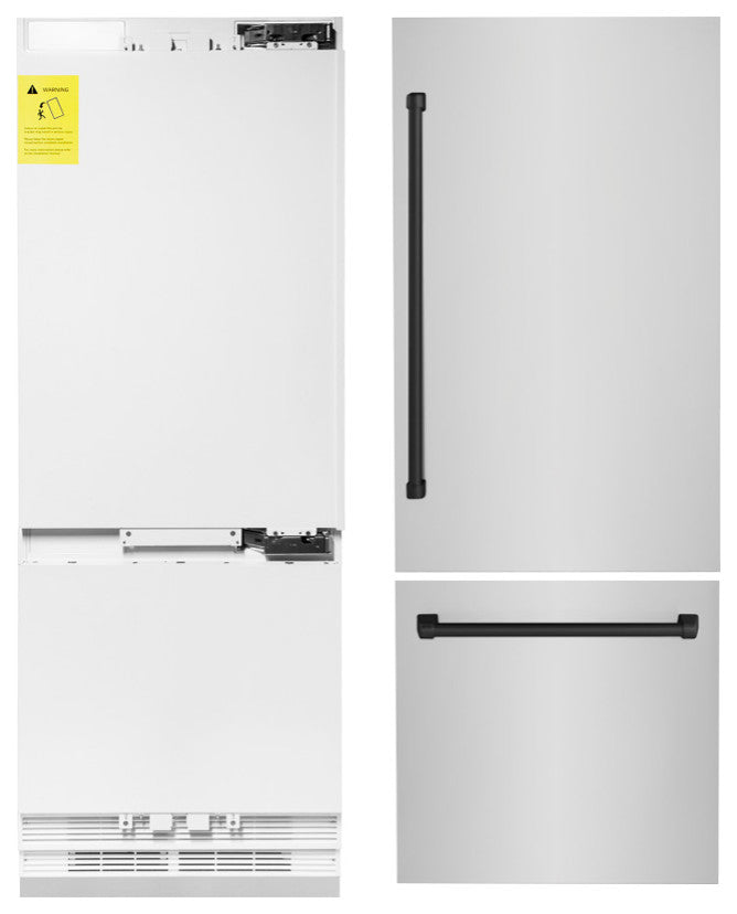 ZLINE 30" Autograph Built-In Refrigerator Stainless Steel, RBIVZ-304-30-MB