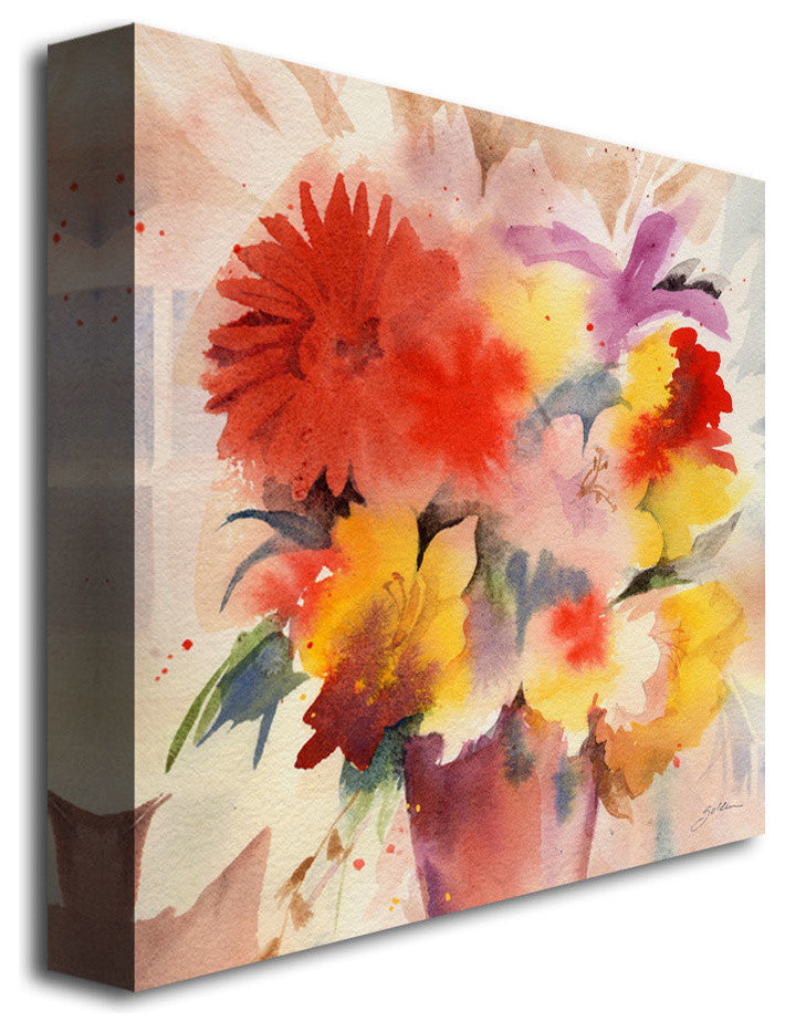 'Bouquet' Canvas Art by Sheila Golden