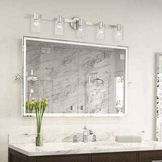 Munich 5 Light Brushed Nickel Vanity Sconce