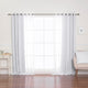Sheer Pretty Dot and Blackout Curtains, Vapor, 52"x84"