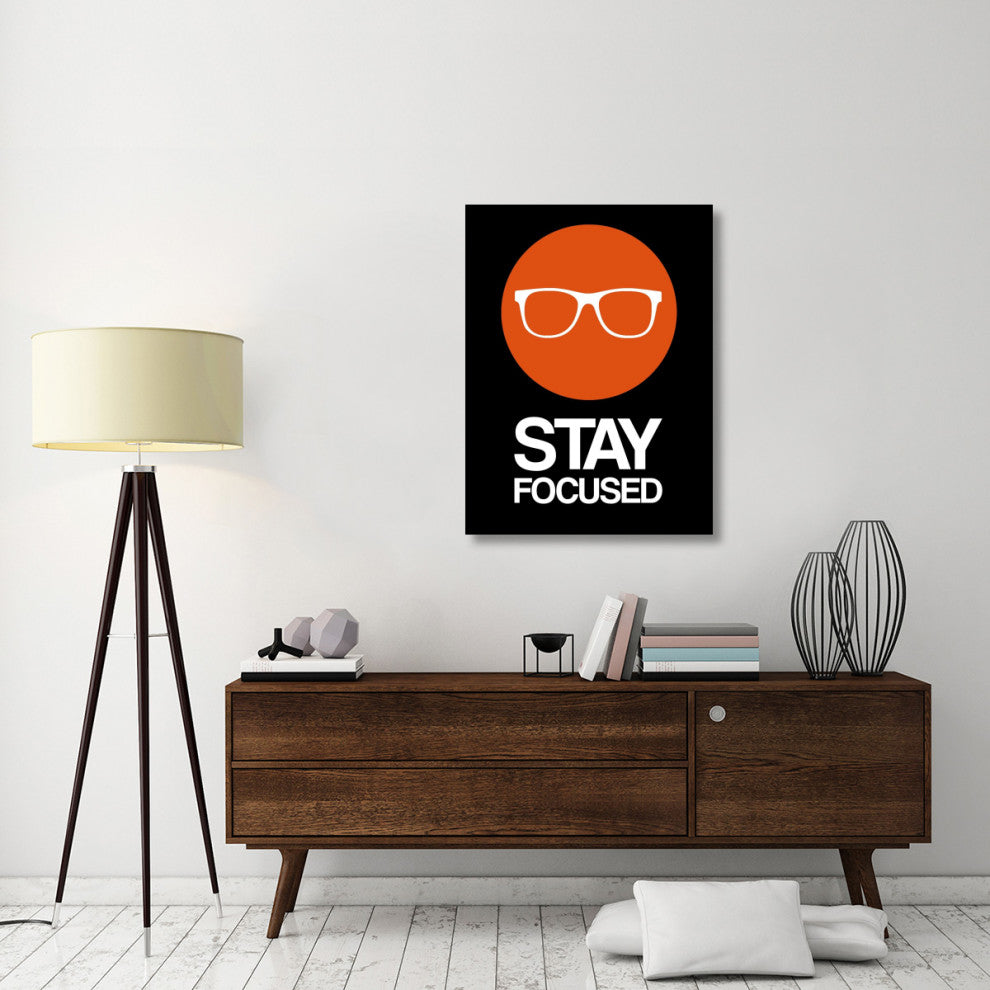 "Stay Focused Circle Poster 2" Fine Art Print