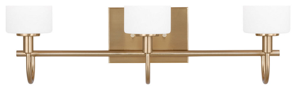 Oak Moore LED Bath Wall Sconce, Satin Brass