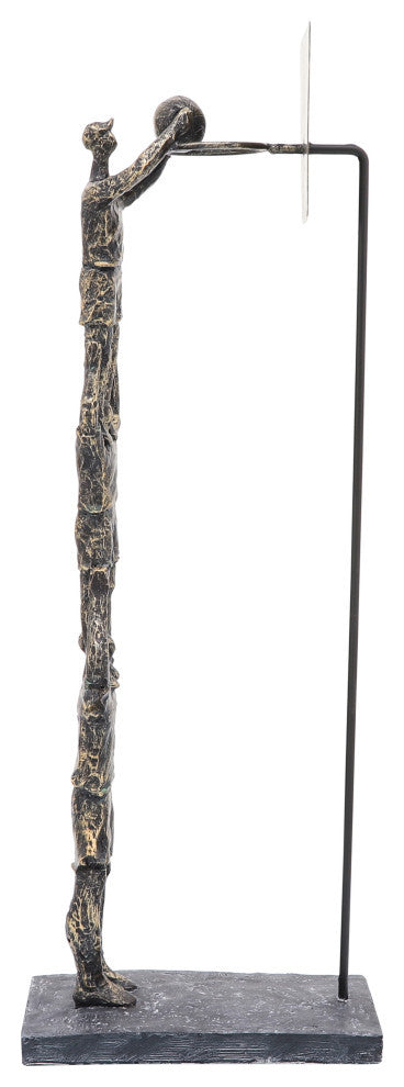 Resin 19" 3-men Dunk, Bronze