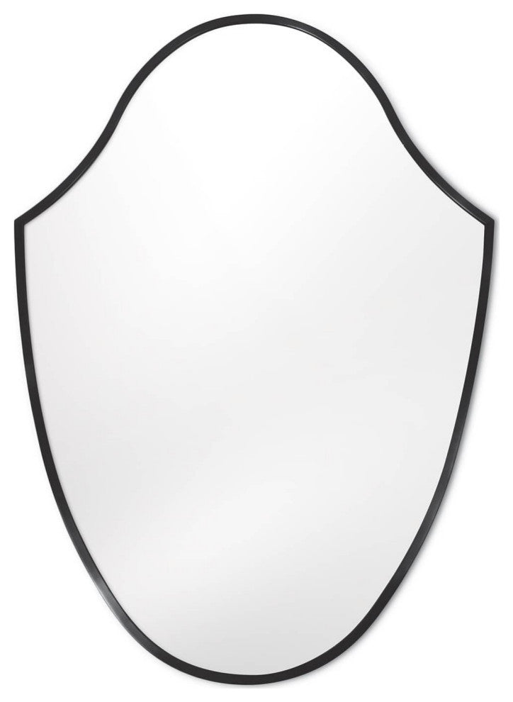 Crest Mirror, Black