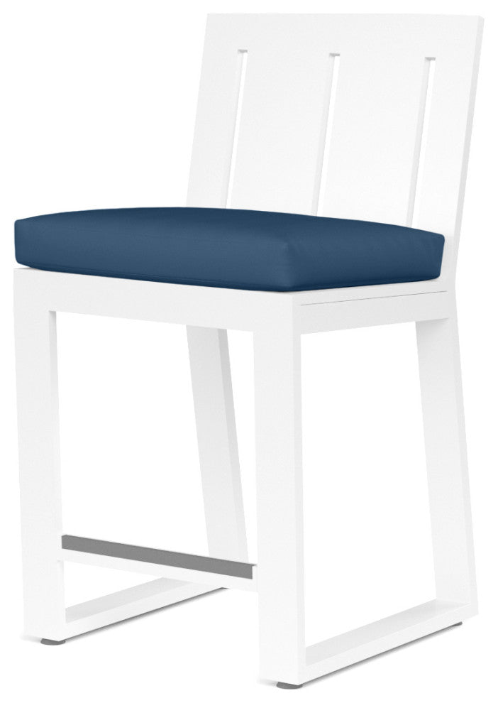 Newport Modern Design Spectrum Indigo Outdoor Counter Stool