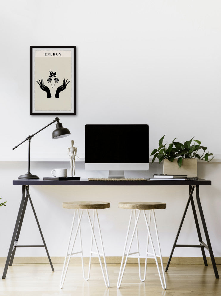 "Everything Is Energy" Framed Painting Print, 12x18