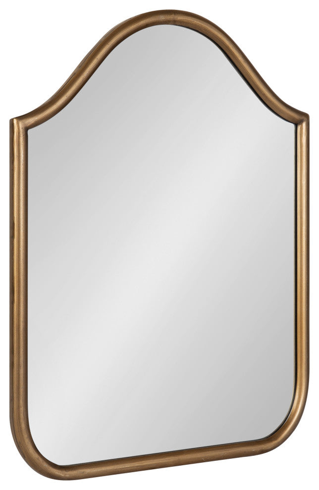 Fellows Framed Arch Wall Mirror, Gold 18x24