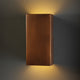 Ambiance Large Rectangle, Wall Sconce, Copper