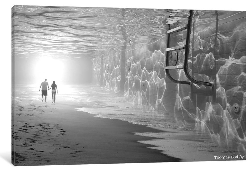 "Sunbathing Gallery" by Thomas Barbey, 40x26x1.5"