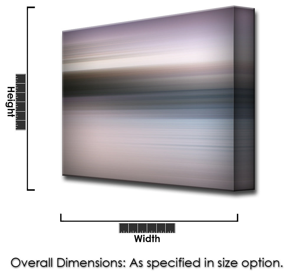 Ready2HangArt ''Blur Stripes XLII'' Canvas Wall Art, 12 in. Highx16 in. Wide