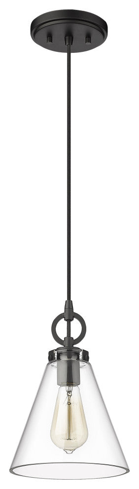 Zlite 3034P8-MB 1-Light Pendant, Clear