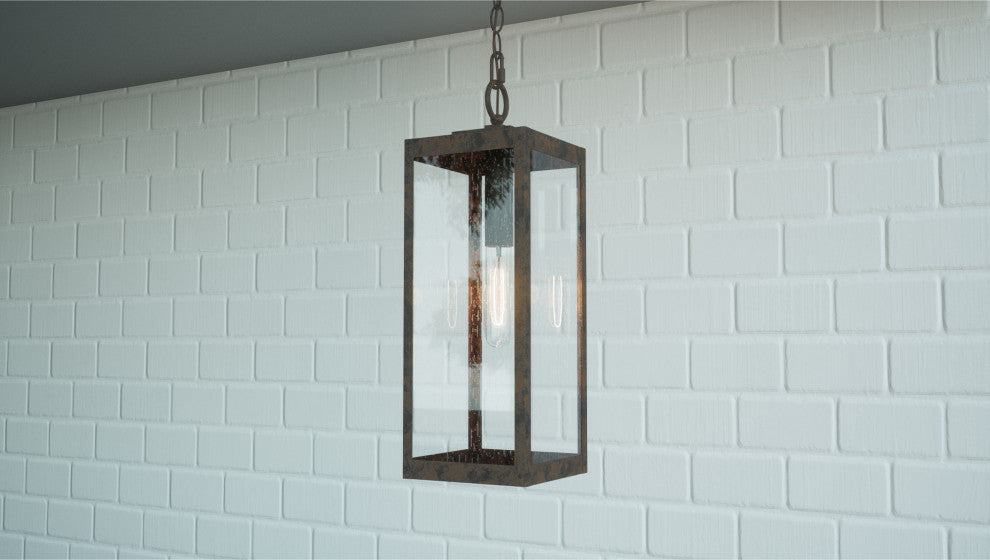 Quoizel WVR1907 Westover 1 Light 7"W Outdoor Mini Pendant - Antique Brass