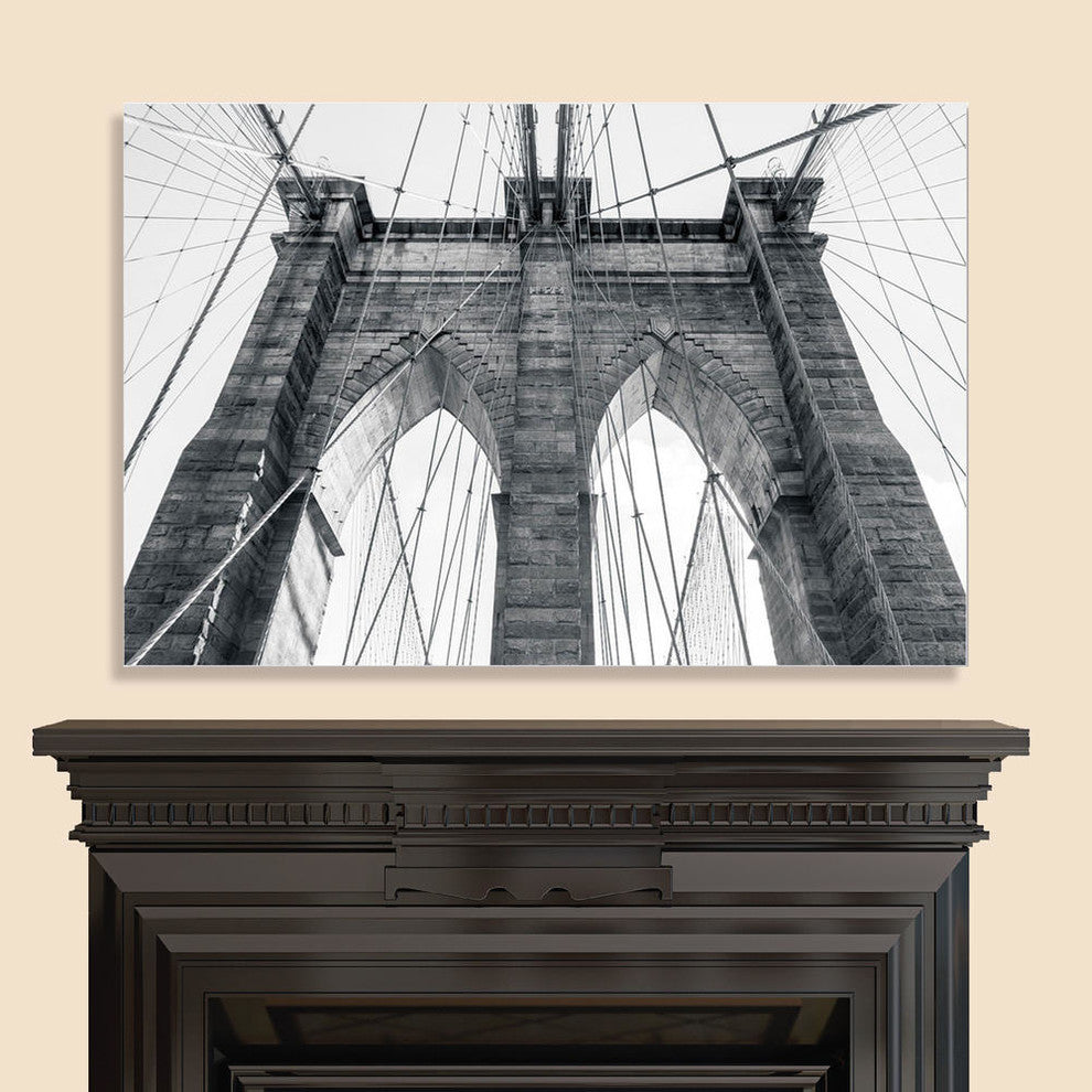 Epic Graffiti "Brooklyn Bridge" High Gloss Acrylic Wall Art, 48" x 32"