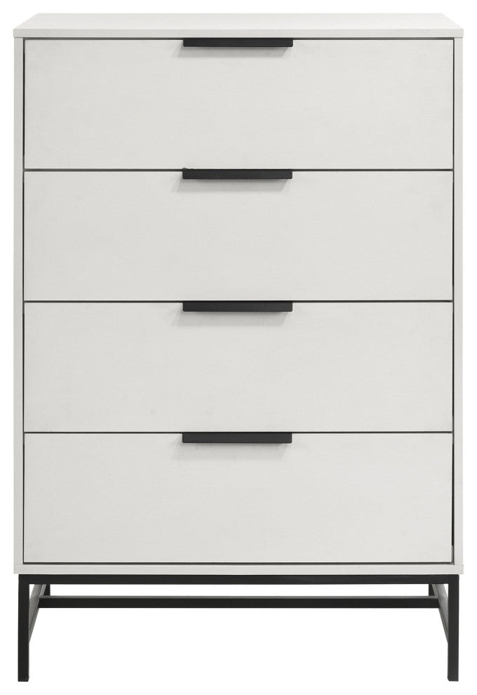 Sonora 4-drawer Bedroom Chest White