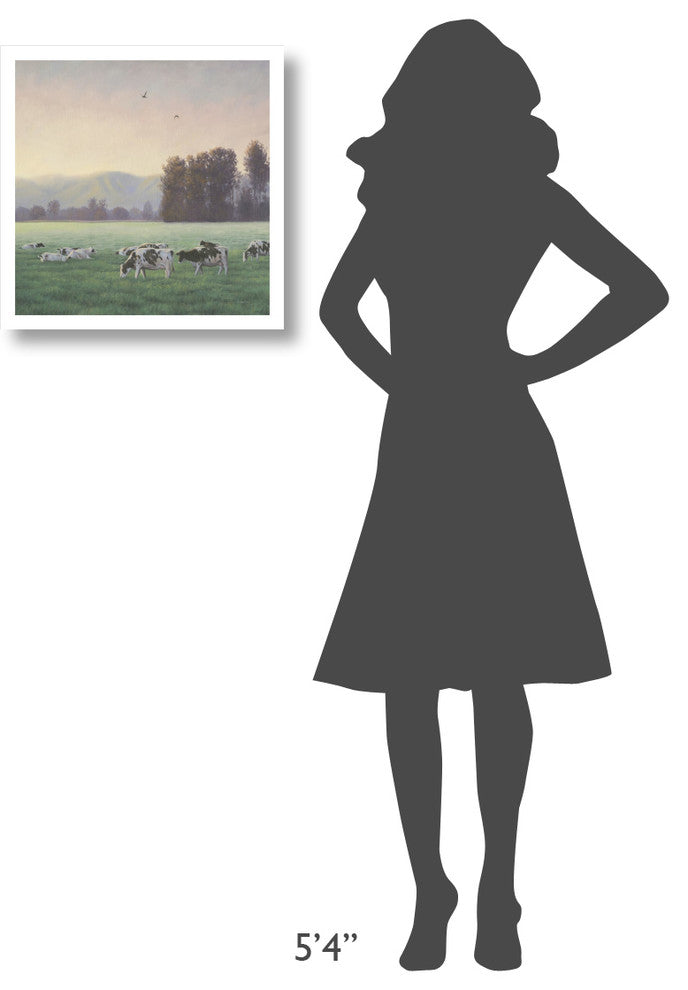 "Farm Life V" Digital Paper Print by James Wiens, 20"x20"