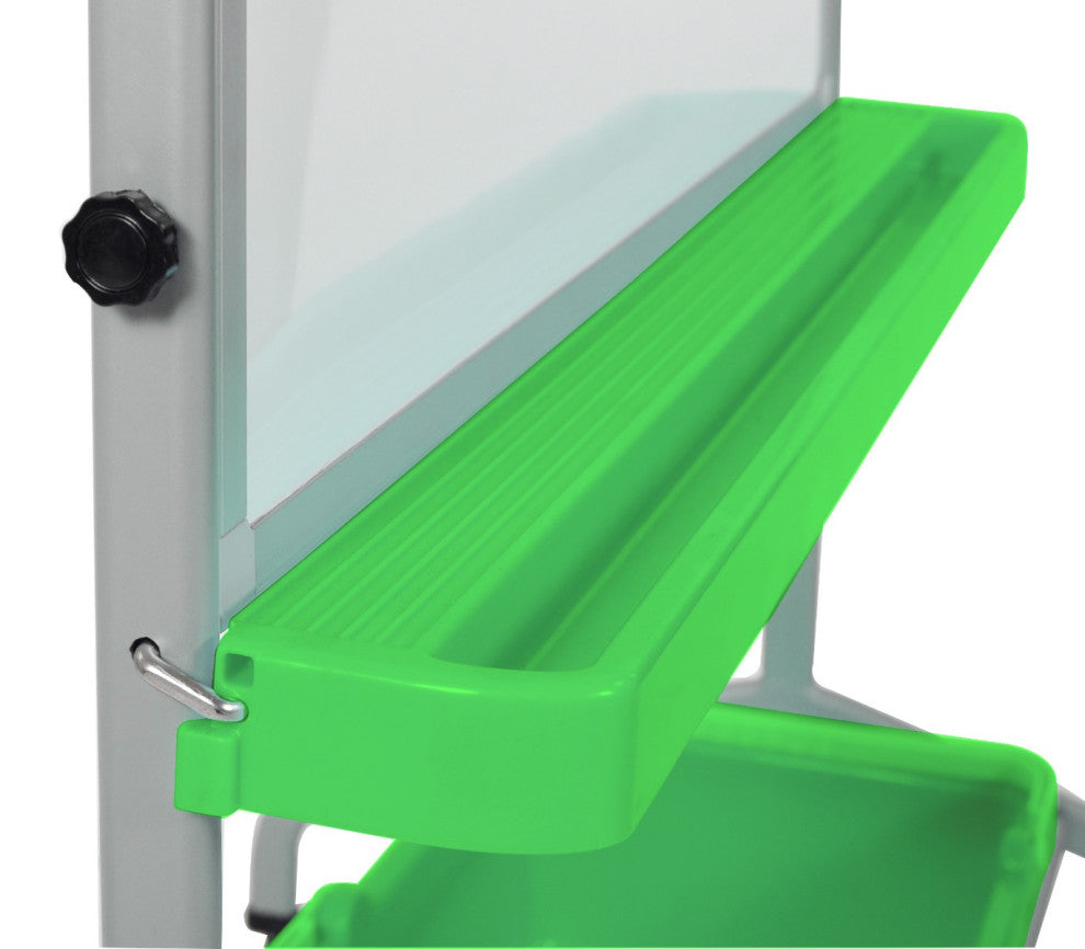 Classroom Chart Stand with Storage Bins