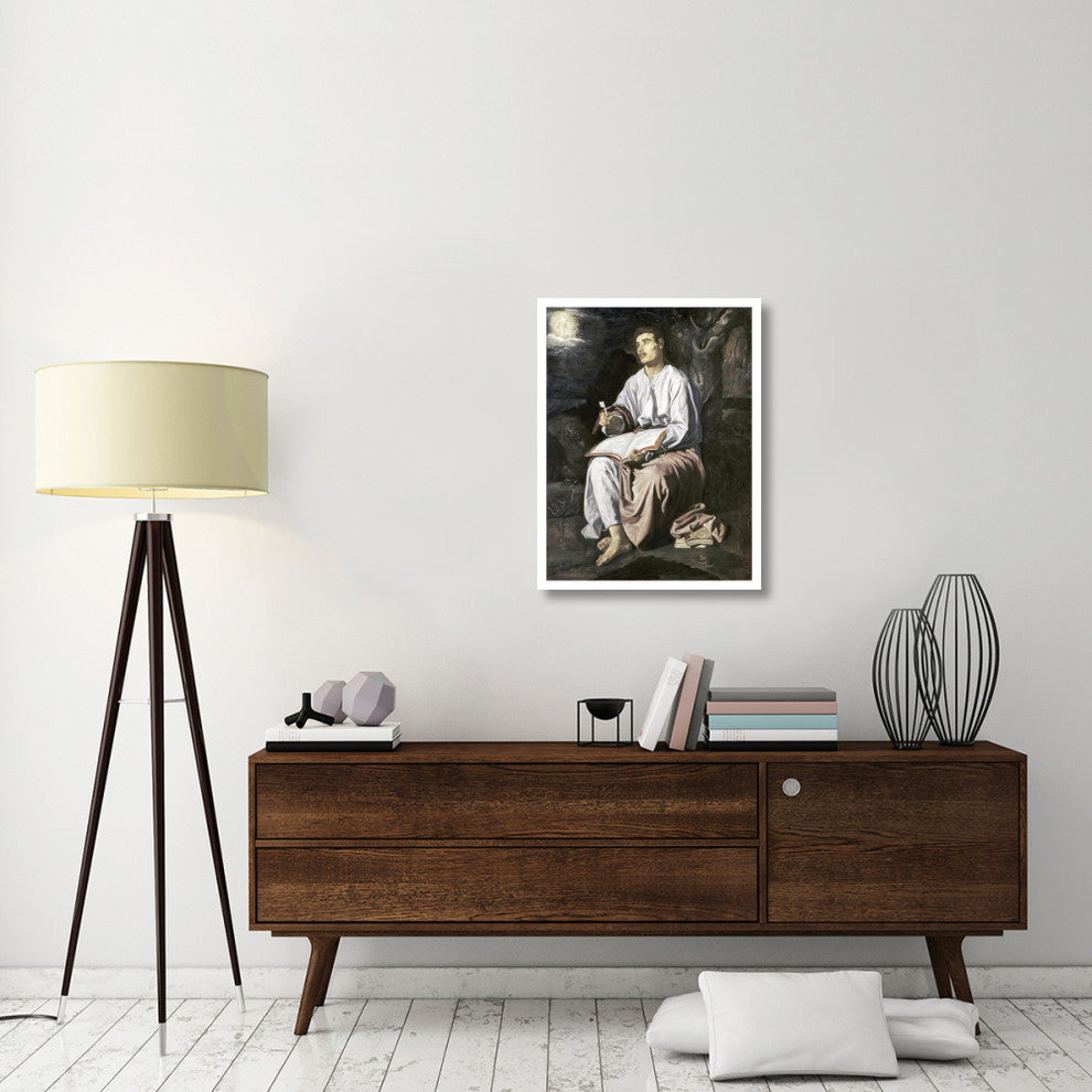 "St. John On The Island of Patmos" Print by Diego Velazquez, 25"x32"