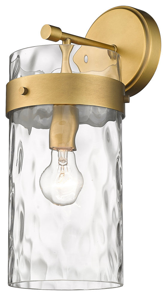 Zlite 3035-1SL-RB 1-Light Wall Sconce, Clear