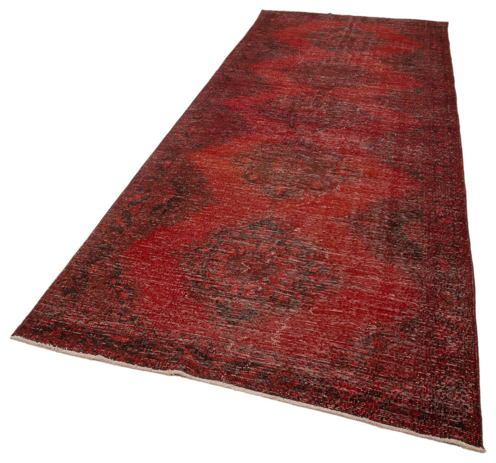 Rug N Carpet - Handmade Turkish 4' 9" x 12' 11" Unique Runner Rug