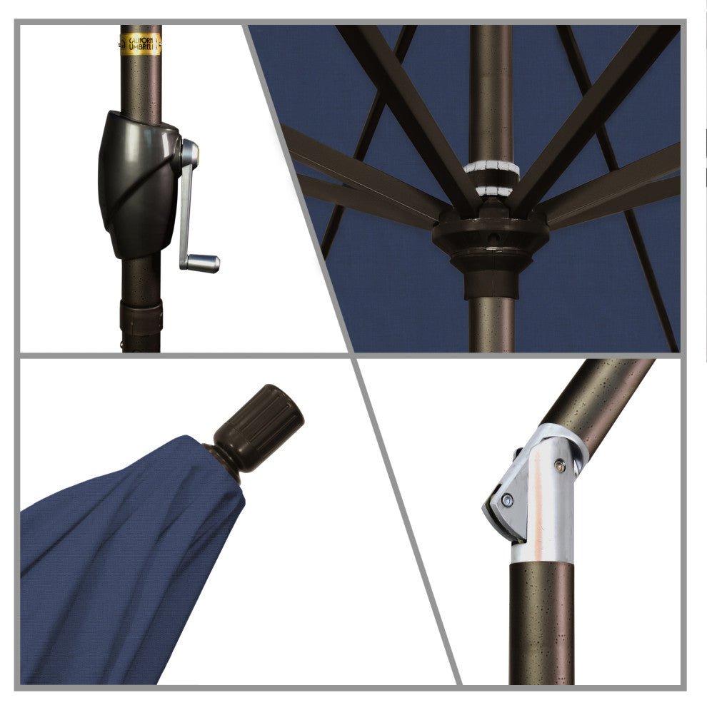 Aluminum Outdoor Umbrella, Spectrum Indigo
