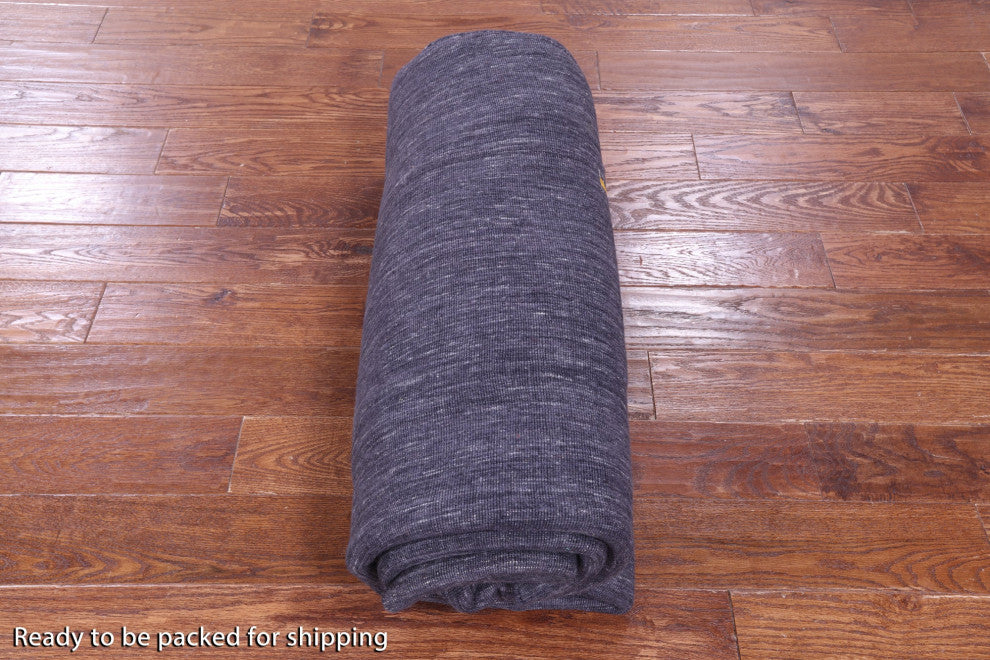 8' Round Handmade Wool Persian Gabbeh Rug - Q15120