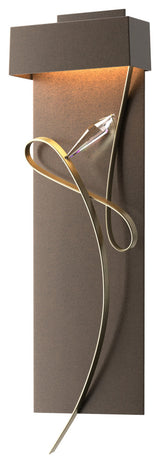 Rhapsody LED Sconce, Bronze With Soft Gold Accent