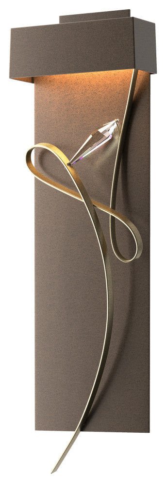 Rhapsody LED Sconce, Bronze With Soft Gold Accent