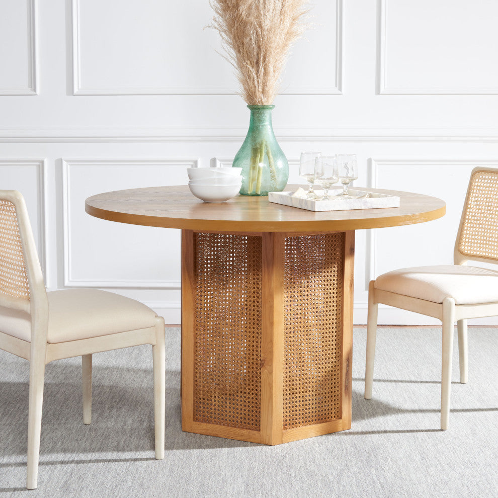 Safavieh Danez Cane Dining Table, Natural