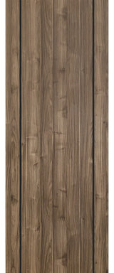 Slab Barn Door Panel 18 x 96 | Planum 0016 White Silk with  | Sturdy Finished