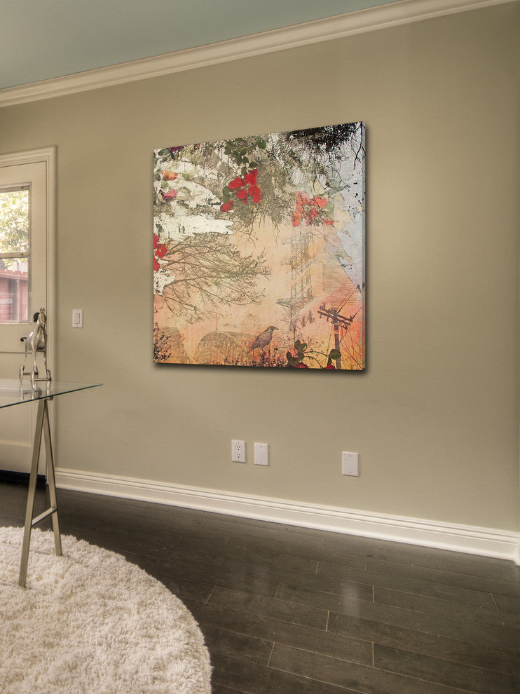 "Edifice" Painting Print on Canvas by Tracy Silva Barbosa