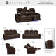 Seatcraft Euphoria Home Theater Seating, Brown, Sofa