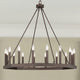 16-Light Octagonal Chandelier, Oil Rubbed Bronze
