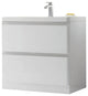 Eviva Glazzy 36" Floor Mount Modern Bathroom Vanity, High Glossy White