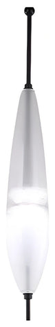 Blue/White Drop-shaped Glass LED Hanging Lamp for Kitchen Island, White, C