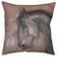 Horse On Red 2 18"x18" Spun Poly Pillow
