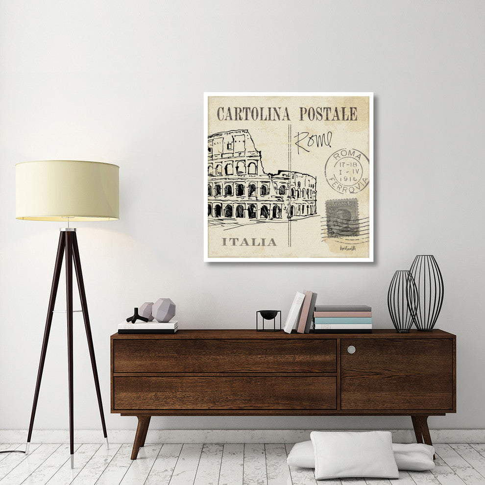 "Postcard Sketches IV" Digital Paper Print by Anne Tavoletti, 42"x42"