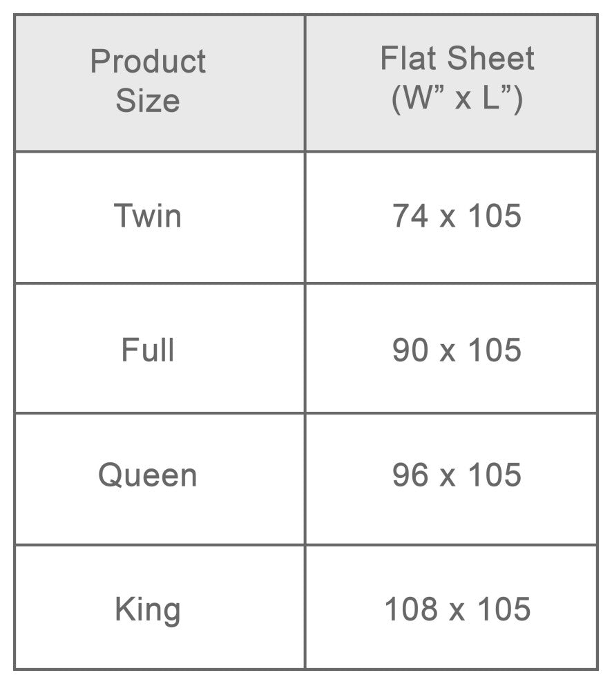 Organic Cotton Flat Sheet, Light Blue, King, 108"x105"