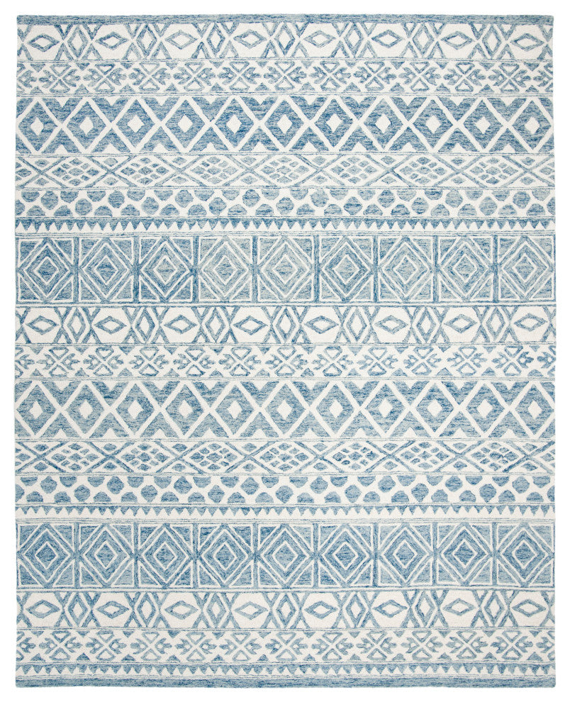 Lauren Ralph Lauren Theresa Rug, LRL6650, Ivory/Blue, 8'x10'