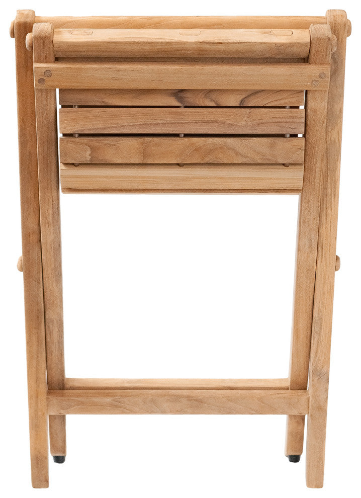Nordic Style Teak Folding String Seat