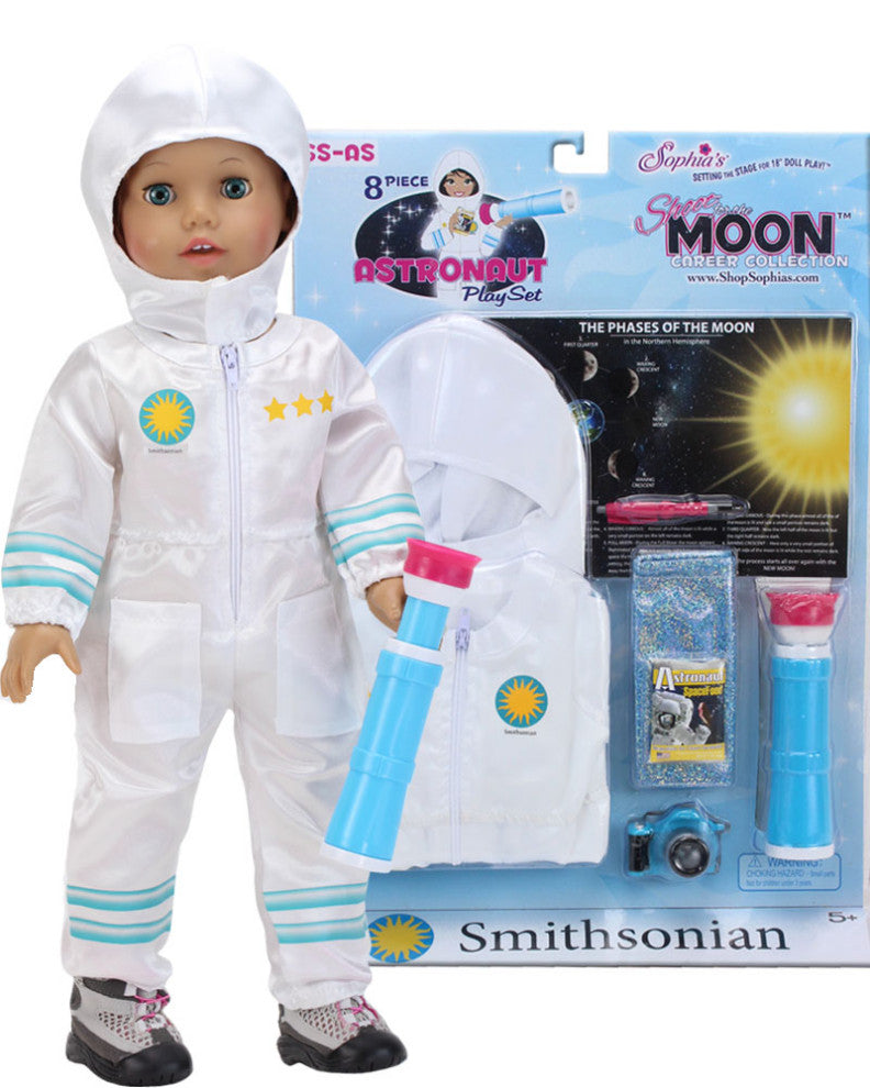 18" Doll 8 Pc Smithsonian Astronaut Accessory