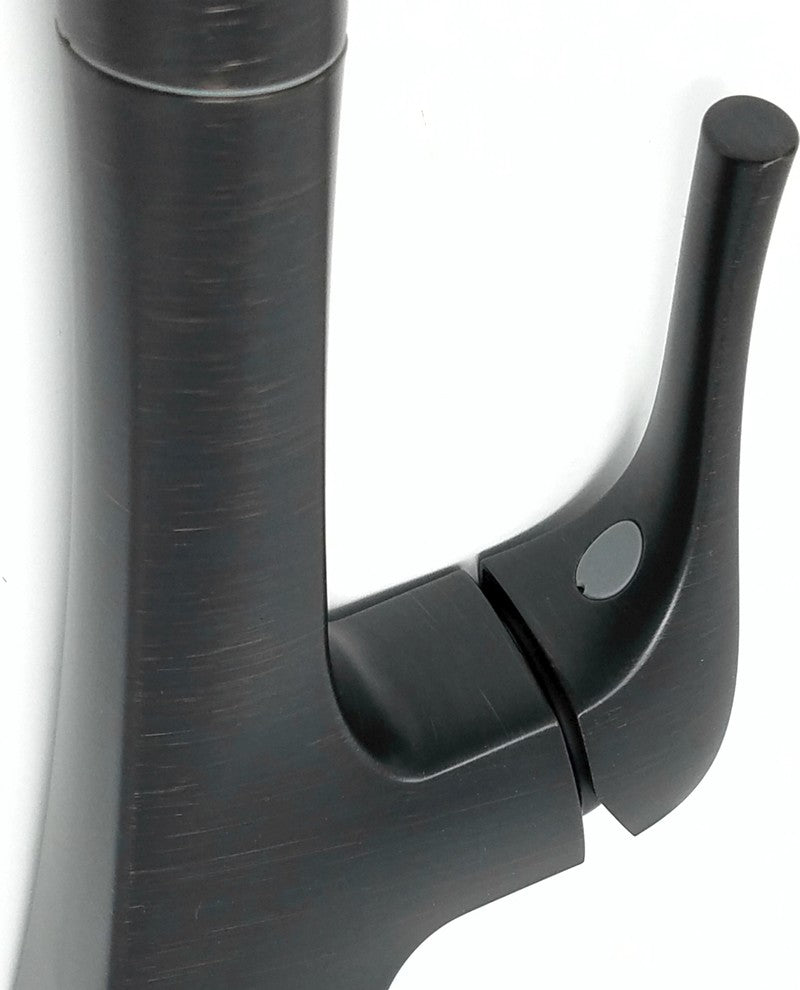 Varenne Single Handle, Single Hole Pull-Down Kitchen Faucet in Oil Rubbed Bronze