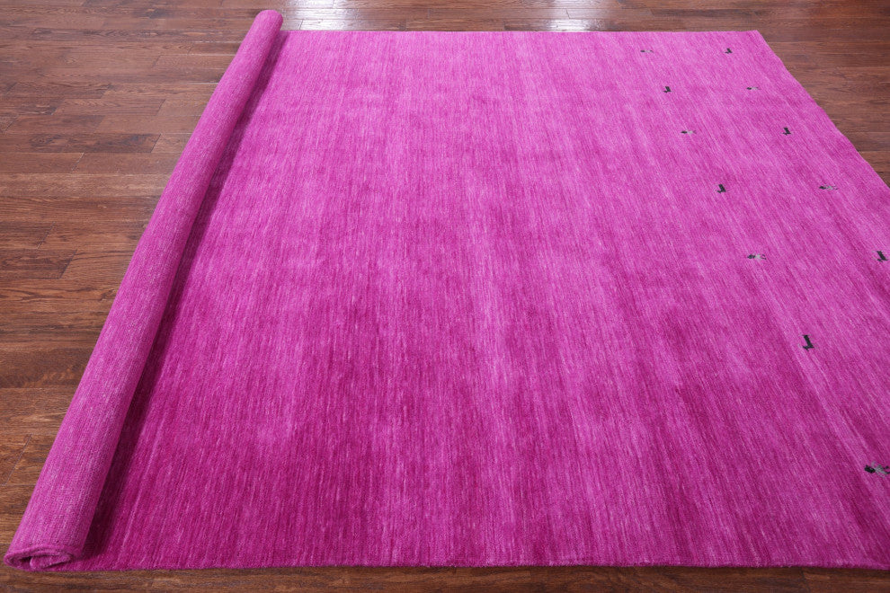 8' 0" X 10' 0" Persian Gabbeh Handmade Wool Rug - Q15056