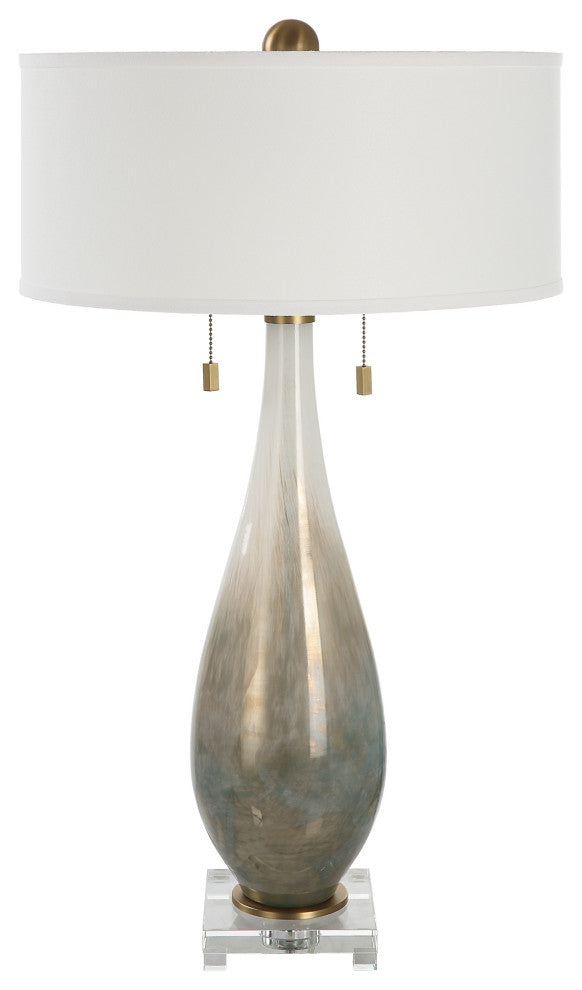 Uttermost 30231 Cardoni Bronze Glass Table Lamp