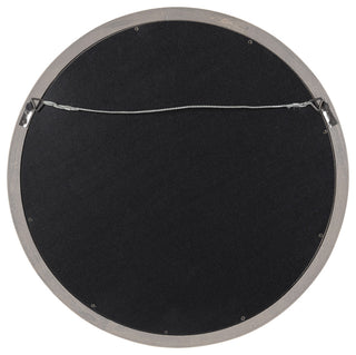 Hogan Round Framed Wall Mirror, Gray 18 Diameter