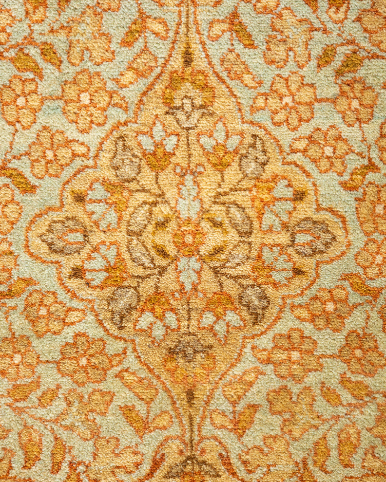 Mogul, One-of-a-Kind Hand-Knotted Area Rug Yellow, 6' 3 x 8' 10