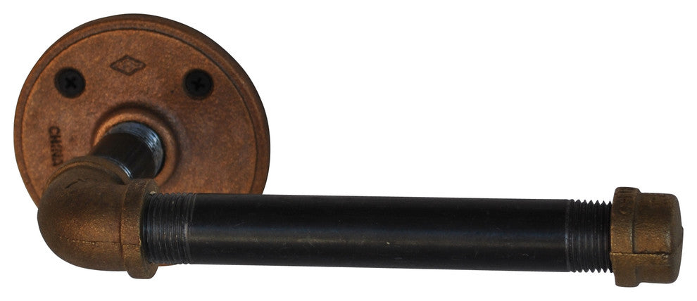 Nemo II - Brass Fittings and Steel Plumbing Pipe Toilet Paper Holder