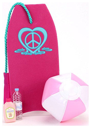 Bikini and Beach Accessories Set for 18" Doll