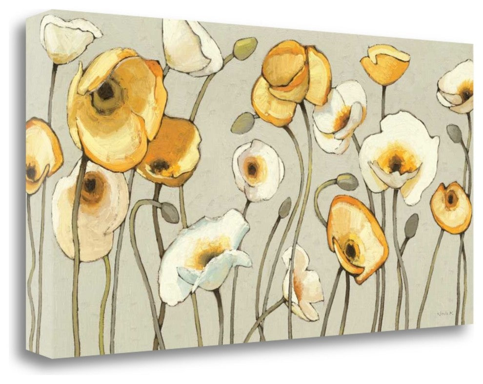 "Jaune Gris I" By Shirley Novak, Giclee Print on Gallery Wrap Canvas