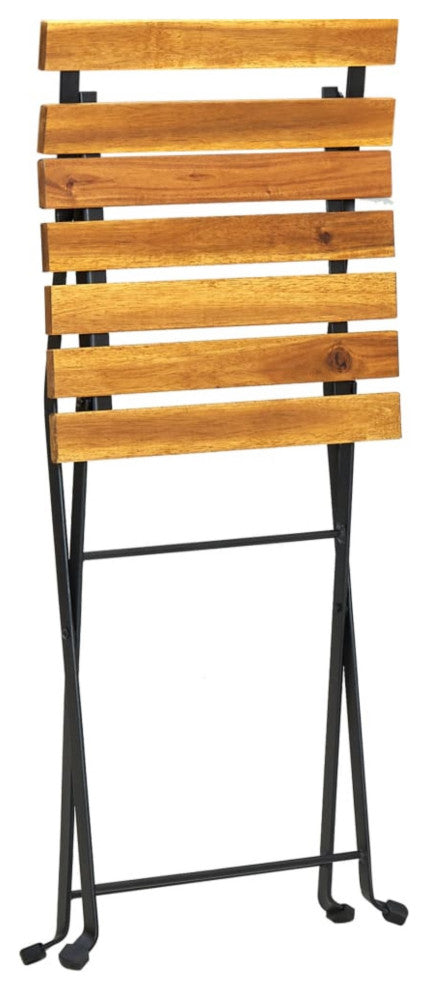 Vidaxl Folding Bistro Chair 4-Piece Solid Acacia Wood