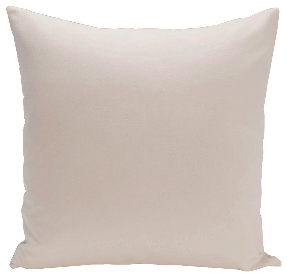 Solid Decorative Pillow, Bisque, 26"x26"